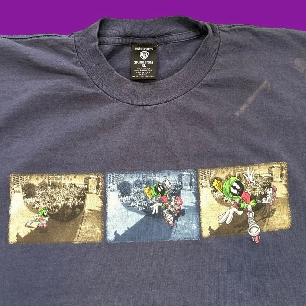 90s Marvin the Martian Skate Tee - Picture 3 of 4